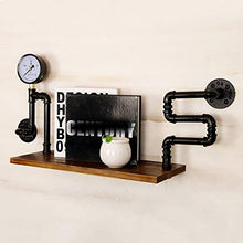 MoDi Wine Rack Retro Style Industriale Tubo di Acqua a Parete Vino Rack (L90CM * W20CM * H28cm)