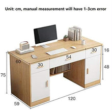 JINPENGRAN Scrivania da Tavolo Desktop Desk Desk Desk Scrivania per Studenti,1200 * 600mm