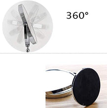 LULUTING Specchio Trucco Specchio for Il Trucco, Semplice Lente d'Ingrandimento, su Due Lati Portable Desktop Mirror, Metallo Specchio.