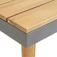SKM Set Divani da Giardino 5 pz con Cuscini Legno di Acacia Marrone (64.7kg)