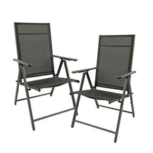maxx Sedia da Giardino in Alluminio, Nero