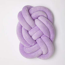 yinyinpu Cuscino Knot Cuscini Decorativi Bambini Cuscino Annodato Grigio Cuscino di Velluto Cuscino attorcigliato Cuscini Verdi Cuscino del Sedile Purple