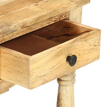 vidaXL Comodino 40x35x50 cm in Legno Massello di Mango
