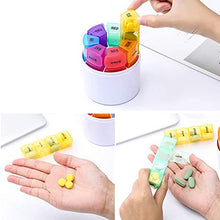 7 giorni pillole portatile settimanale pillole organizzatore dispenser splitter