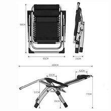 BJH Sedia a Sdraio Sedia Pieghevole Sedia a Sdraio Lettini reclinabili Zero Gravity Patio Sedia a Sdraio Supporta 200 kg
