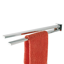 Tiger Items Portasciugamani a 2 Bracci, Acciaio Inox, Cromato, 5,3 x 5,2 x 46,7 cm