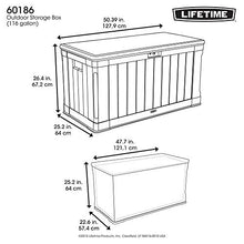 Lifetime Baule di Esterni Marrone 127,9 X 64 X 67,2 cm 60186