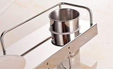 LAN-ZHENS Mensola da Bagno Acciaio Inossidabile mensole Bagno Bagno monostrato Ciondolo Hardware Bagno con Doccia