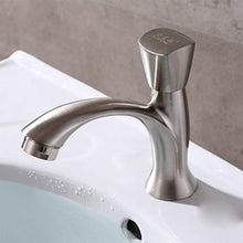 HEIFEN Lavabo monocomando per lavabo Freddo in Acciaio Inossidabile, lavabo, lavabo da appoggio