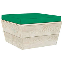 FAMIROSA Set Divani da Giardino su Pallet 3 pz con Cuscini Legno Abete-3413