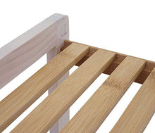 Mendler Scaffale arredo bagno HWC-B55 legno di pino e bambù 4x ripiani