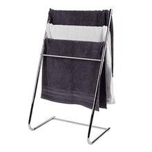 Beldray LA055477CHREU7 Portasciugamani A 4 Livelli, per Il Bagno, Asciuga E Porta Asciugamani, Stendibiancheria, Asciuga Rack, Design Compatto, Cromato