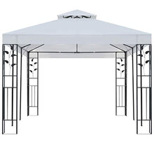 Tidyard Gazebo,Gazebo da Giardino, Robusto Gazebo Pieghevole,Resistente ai Raggi UV 3x6 m Bianco