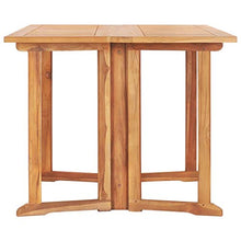 vidaXL - Tavolo da giardino pieghevole con farfalle, 150 x 90 x 75 cm