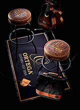 Ortega OBS24V2 - Sgabello da bar in Pelle, 24", Colore: Marrone