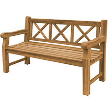 Panchina da giardino XXL in legno massiccio di teak