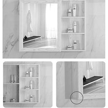Armadietti a specchio Bagno Gioielli Cabinet/Specchio Specchio Mobile/Mobile a Specchio Quadrato di Alluminio dello Spazio/umidità Armadio a Muro a Prova/Specchio da Parete Impermeabile