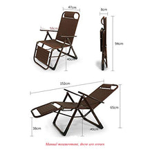 WUTONG Poltroncina Relax in Vimini, Sedia da Campeggio a gravità, Pesca sulla Spiaggia, Barbecue, Patio, Design ergonomico Idrorepellente e Traspirante