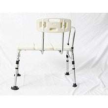 JTKDL Sedia da Doccia Doccia Stoo L Bench | Sede | Altezze Regolabili | Alluminio Leggero - Diversi Modelli - (Sgabello con Schienale E Braccioli)