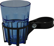 Angerer Porta Bevande per Dondolo Grigio, Bicchiere Blu