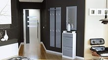 Domando Set Armadio Verona V2 in Bianco Opaco e Grigio Lucido
