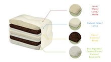 Futon Cocco con 1 Strato di Lattice, 90x200x17 cm.