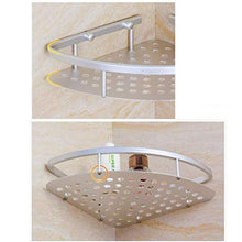 Yxsd Mensole da bagno Organizzatore in alluminio Vasca da bagno supporto triangolare angolare mensola doccia montato a parete (Dimensioni: 20 cm)