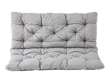Ambientehome 90266 - Cuscino per panca a 2 posti e per Panca Hanko, grigio chiaro, approx. 120 x 98 x 8 cm - Arredi Casa