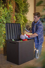 Keter City Box - Scatola per Cuscino, Colore: Marrone