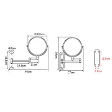 specchio trucco,specchio trucco,Specchio per il trucco in metallo da bagno con ingrandimento 7 volte da 8 pollici, specchio per trucco pieghevole e bellezza bifacciale