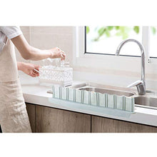 Hemoton Lavello Paraspruzzi Paraspruzzi Lava Piatti Deflettore per Lavello Cucina Lavandino Bagno Rubinetto Blu