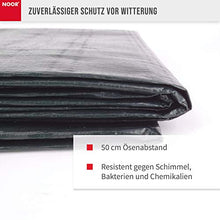 NOOR Privacy Shield incatramata, 1,76 x 3,41 m, Colore: Nero, PP/PE