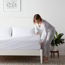 Melunda Coprimaterasso Impermeabile - 100 x 200 cm - Coprimaterasso in Cotone - Elasticizzato - Ipoallergenico, Antiacaro e Dermatologicamente Testato