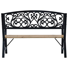 E E-NICES Panchina da Giardino 120 cm in Legno