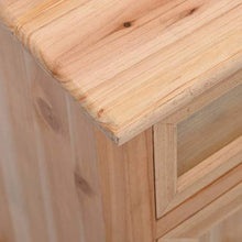 Festnight Comodino Marrone 40x30x50 cm in Legno di Paulownia