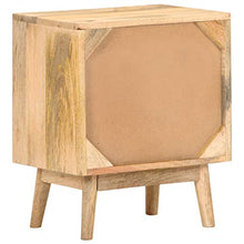 vidaXL Comodino 40x30x50 cm in Legno Massello di Mango
