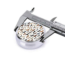 Contenitore rotondo per pillole a pelo lungo, con 3 scomparti, in metallo, per medicinali e vitamine, per viaggi all'aperto