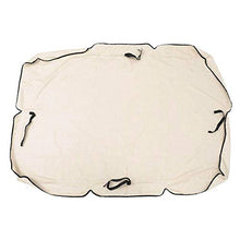 Altalena Sedia Impermeabile Top Copertura Giardino Amaca Tenda (Beige 2 Posti)