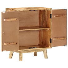 vidaXL Credenza 60x35x74 cm in Legno di Mango Grezzo