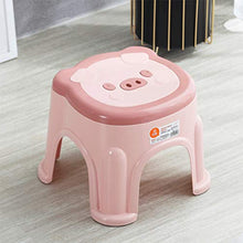 stool Fashion Piccolo Sgabello Panco di plastica Sgabello Domestico Spessore Antiscivolo Sgabello in Gomma Bagno a Pedale Bagno Basso (Colore : A)