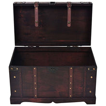 xingshuoonline baule Vintage di legno 66 x 38 x 40 cm