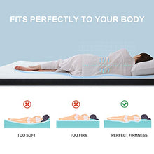 Hansleep Topper Materasso Memory Foam Matrimoniale 160x200cm in Gel & Fibre di bambù ad Alta Densità per Alleviare Pressione a 7 Zone, Correttore Materasso Sottile 7cm, Sfoderabile e Lavabile