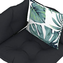 Cuscino spalliera per divani, Cuscini per Divani su Pallet, 4 pz, Antracite in Tessuto, Antracite e Verde