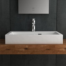 Alpenberger Lavabo da 60 x 42 cm in ghisa minerale | Lavello a mano con troppopieno integrato | Lavello rettangolare ed elegante | Montaggio semplice