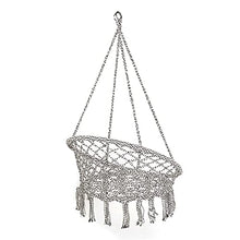 Cotone Corda Hammock Sedia Sedia Appeso Hammock Childs Sedia d'attaccatura oscillante Adulto per dormitorio da Esterno per dormitorio da Camera da Letto