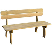 OUSEE Panca da Giardino 150 cm in Legno di Pino Impregnato