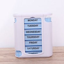 DOITOOL Contenitore per pillole da viaggio 7 giorni 28 scomparti portapillole per quattro giorni settimanali, portapillole con design a cassetto portatile e a prova di umidità