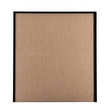 Cassettiera per camera da letto, in legno MDF semplice con 4 cassetti (nero)