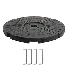 Base per ombrellone da spiaggia, supporto per ombrellone da 4 pezzi, base impermeabile stabile e facile da installare per ombrellone, pratica per tenda da campeggio
