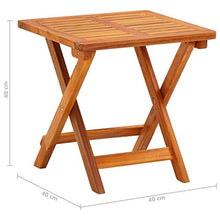 FAMIROSA Set Lettini Prendisole 2 pz con Tavolino in Massello di Acacia-7996